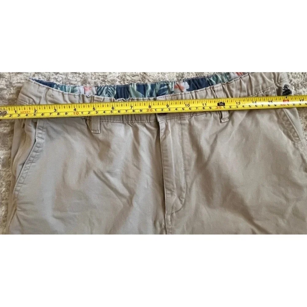 Chubbies Everywear Pants Mens Large Khaki Tan Stretch Chino Tapered Casual 32x29
